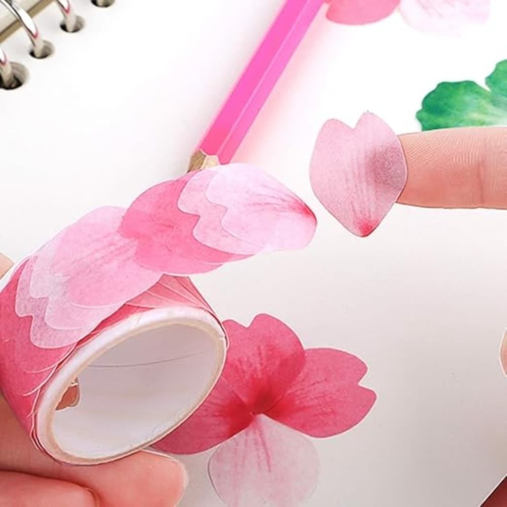 Washi Tape Set 6 Rollen Blumenmuster Deko