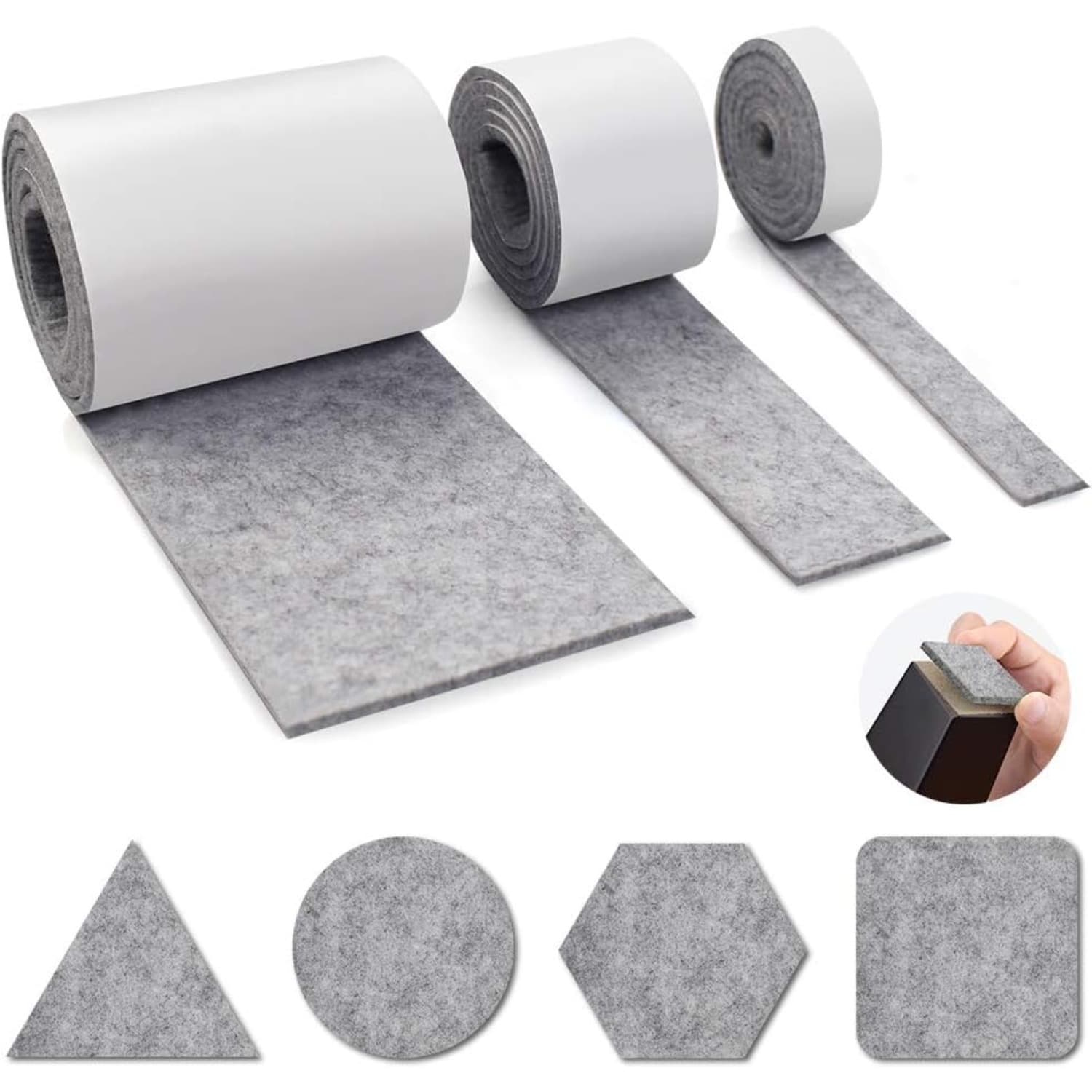 Selbstklebende Bodenmatte, 3 Rollen, zuschneidbar