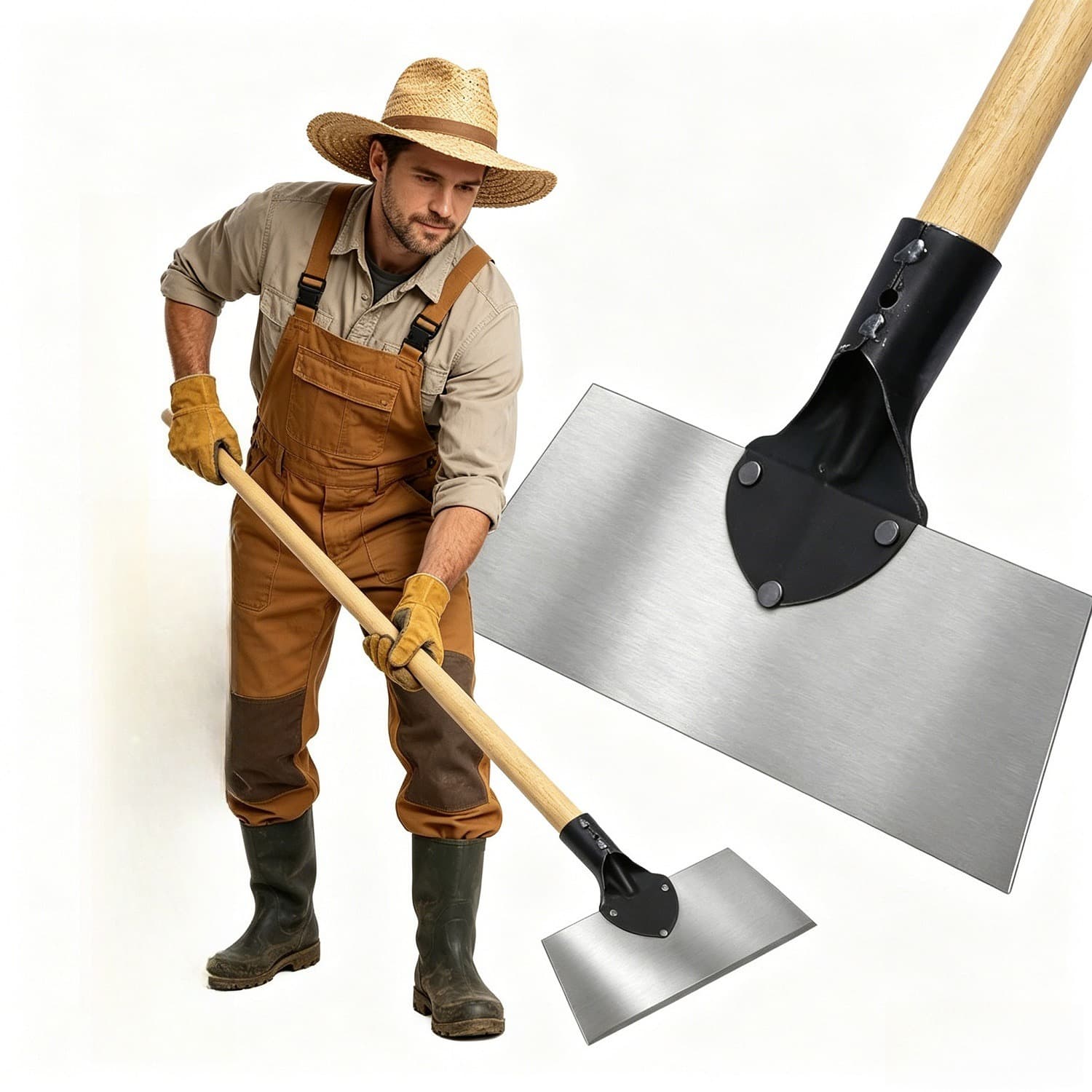 Sarchiatore manuale da 25 cm per aiuole e prato