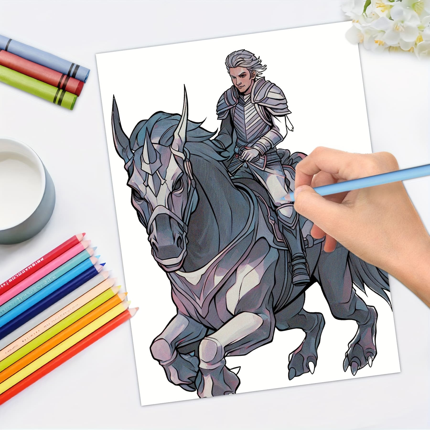Magic Coloring Book 2-Piece Set for Adults