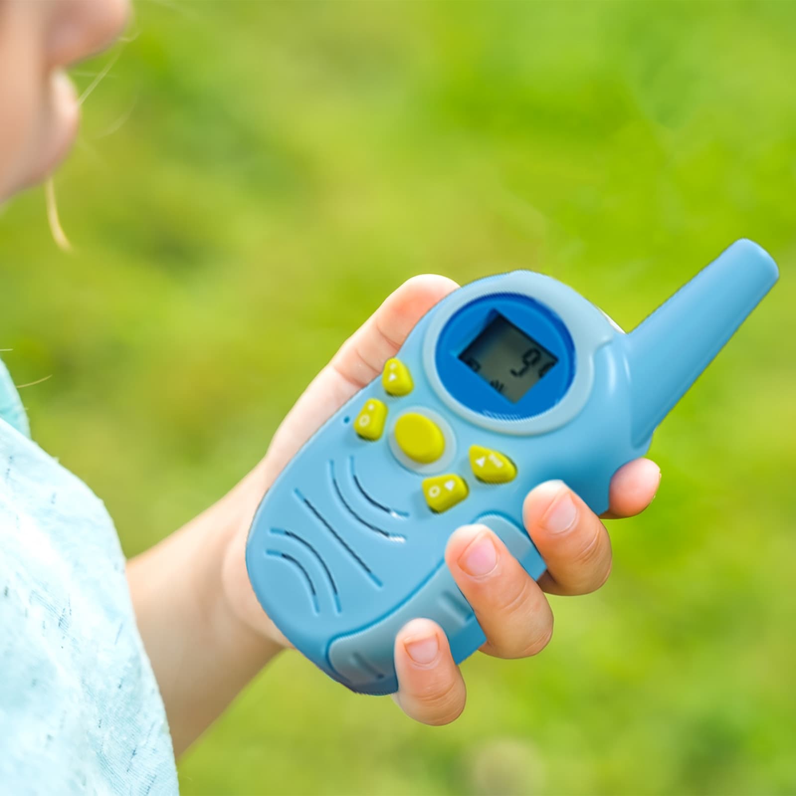 Blaues Walkie-Talkie-Set für Veranstaltungen und Alltag