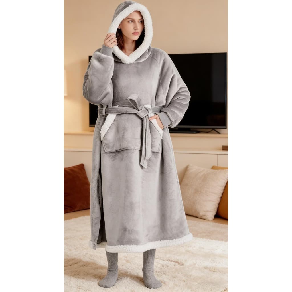 Manta polar gigante con mangas 150 cm