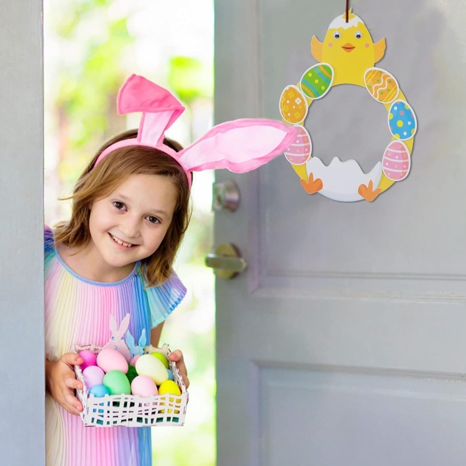 Kit créatif couronne de Pâques 6 pièces