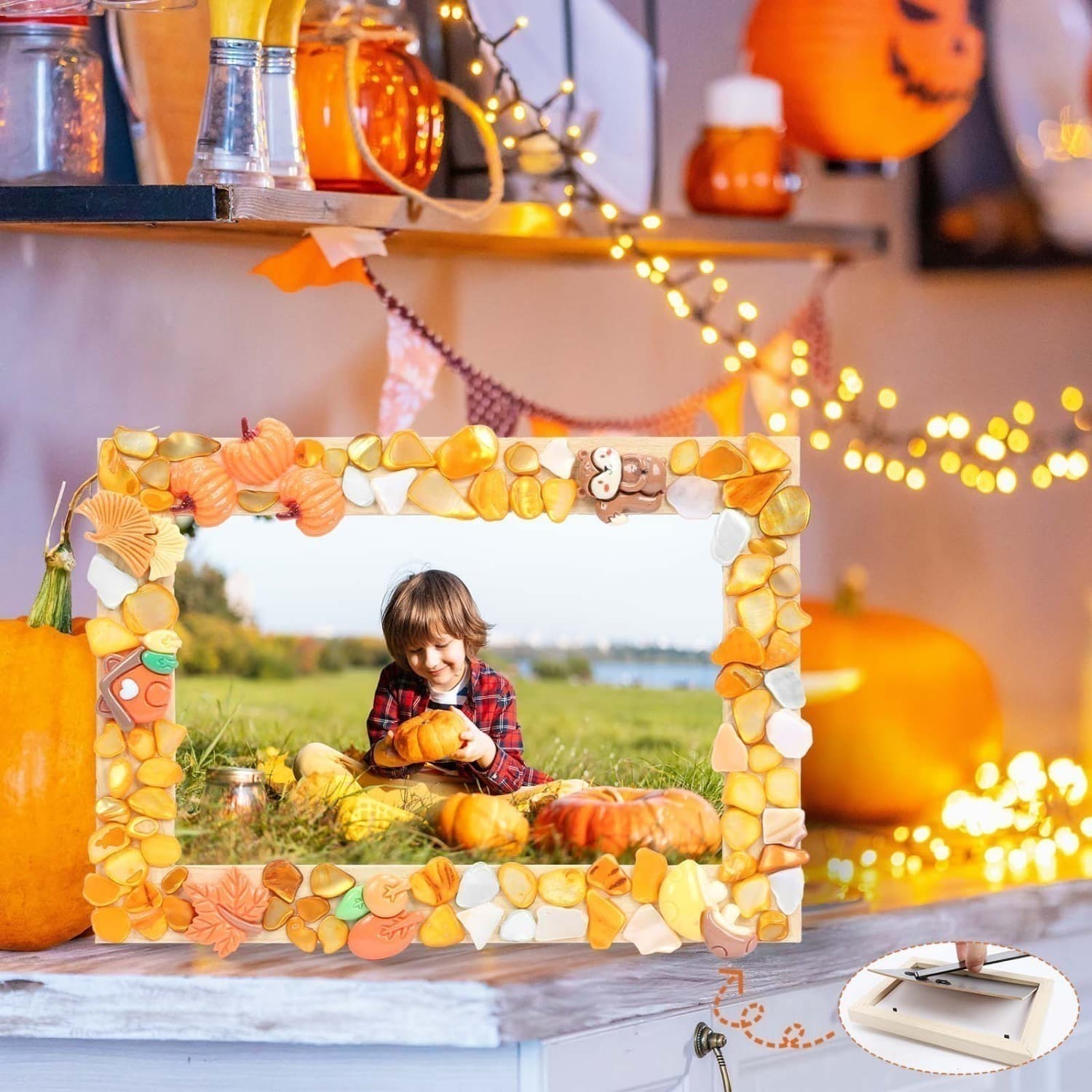 Kit Cadres Mosaïque Automne 2 Pièces