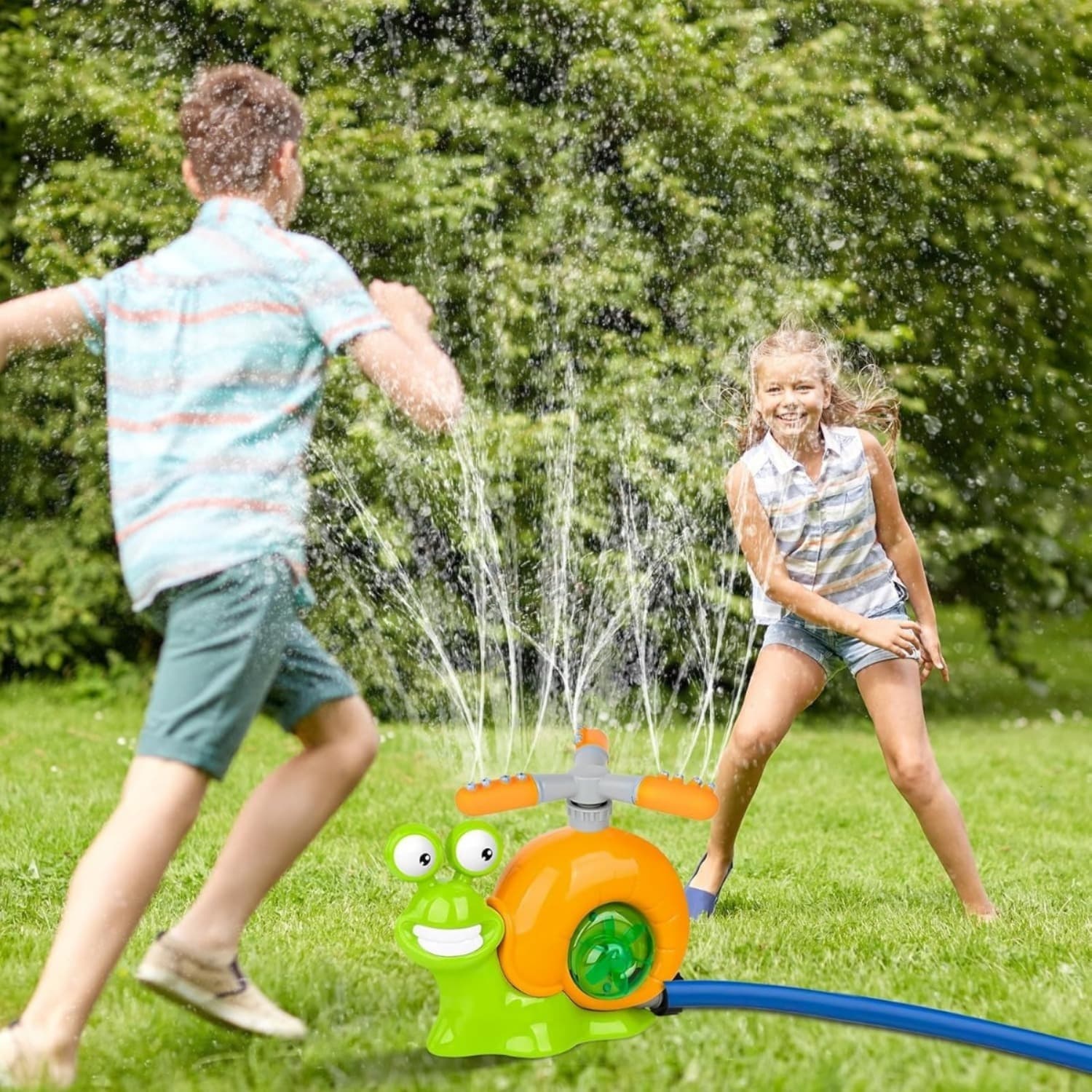 Jouet d'eau escargot et baseball pour jardin
