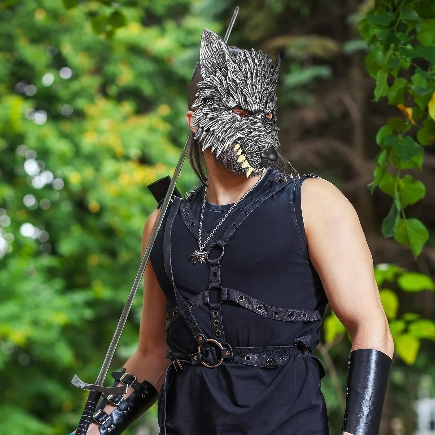 Werwolf Maske Fotobox Requisite für Partys