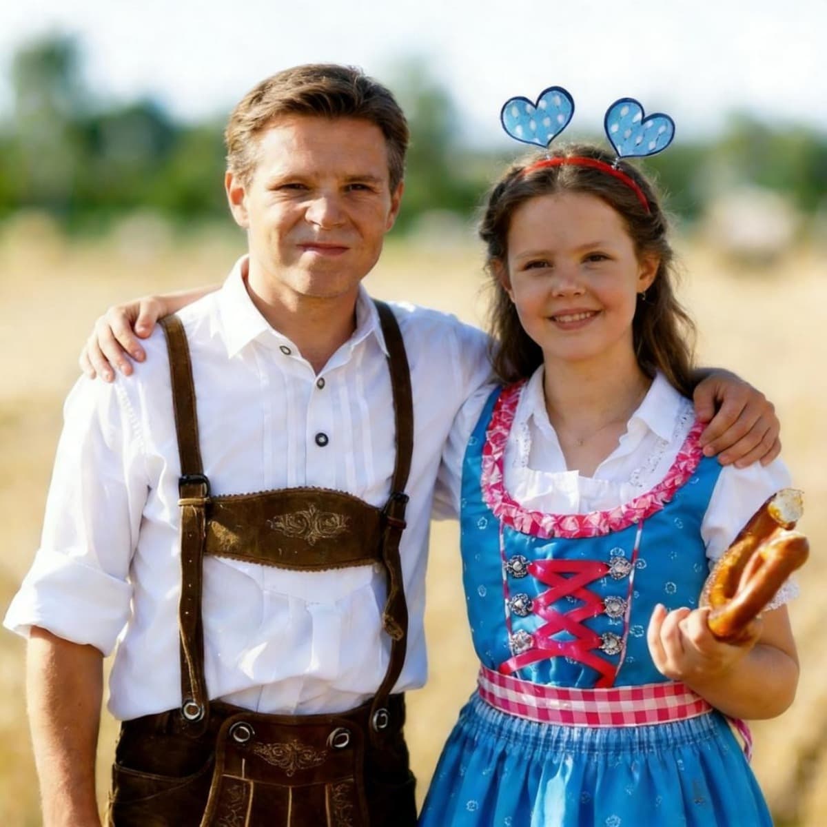 Oktoberfest Haarreifen Set mit 3 Designs