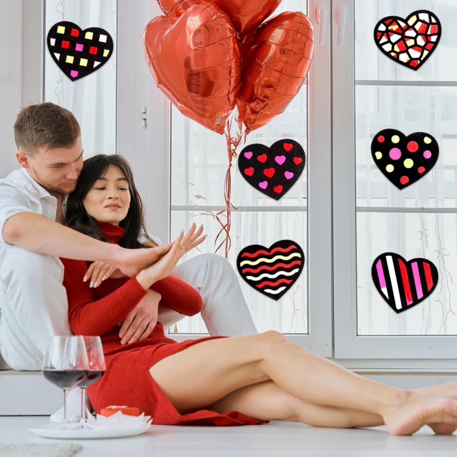 Kit bricolage cœur 18 pièces pour la Fête des Mères