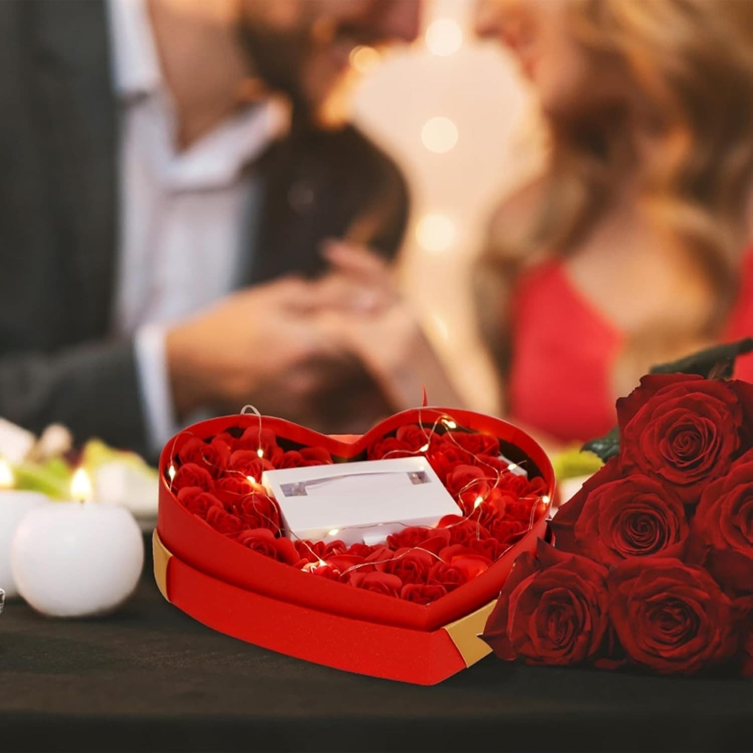 Ewige Rose Geldgeschenkbox mit 30 Teilen für Heiratsantrag