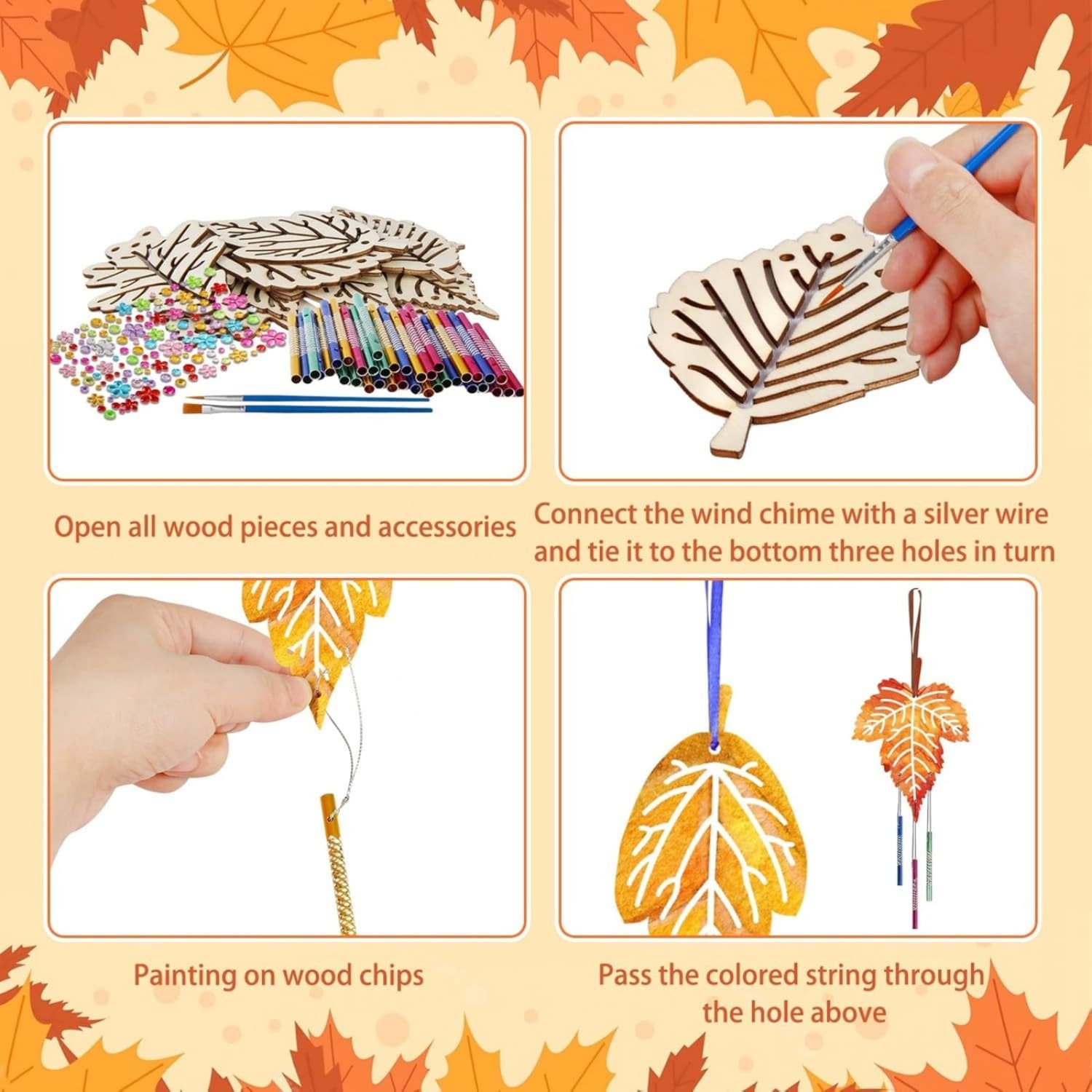 DIY Wind Chime Craft Kit Summer Decor