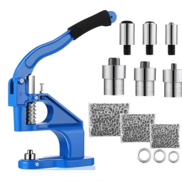 Manuelle Presszange-Set mit 1500 Ösen, 3 Formen #400 #800 #1000