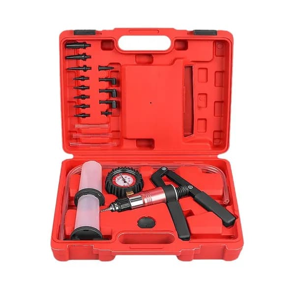 Kit pompa a vuoto manuale per freni e raffreddamento