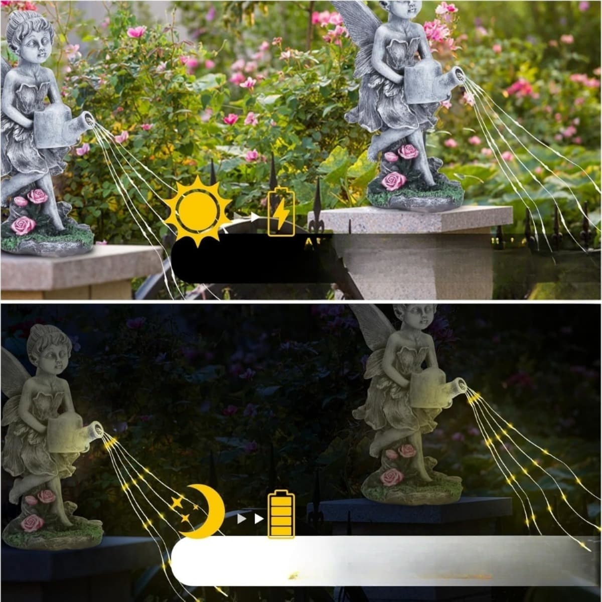 11-teiliges Feengarten Deko-Set Außen