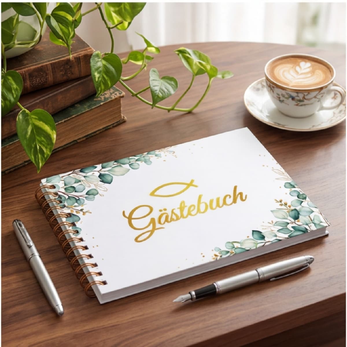 Elegantes Gästebuch für Erinnerungen und Notizen