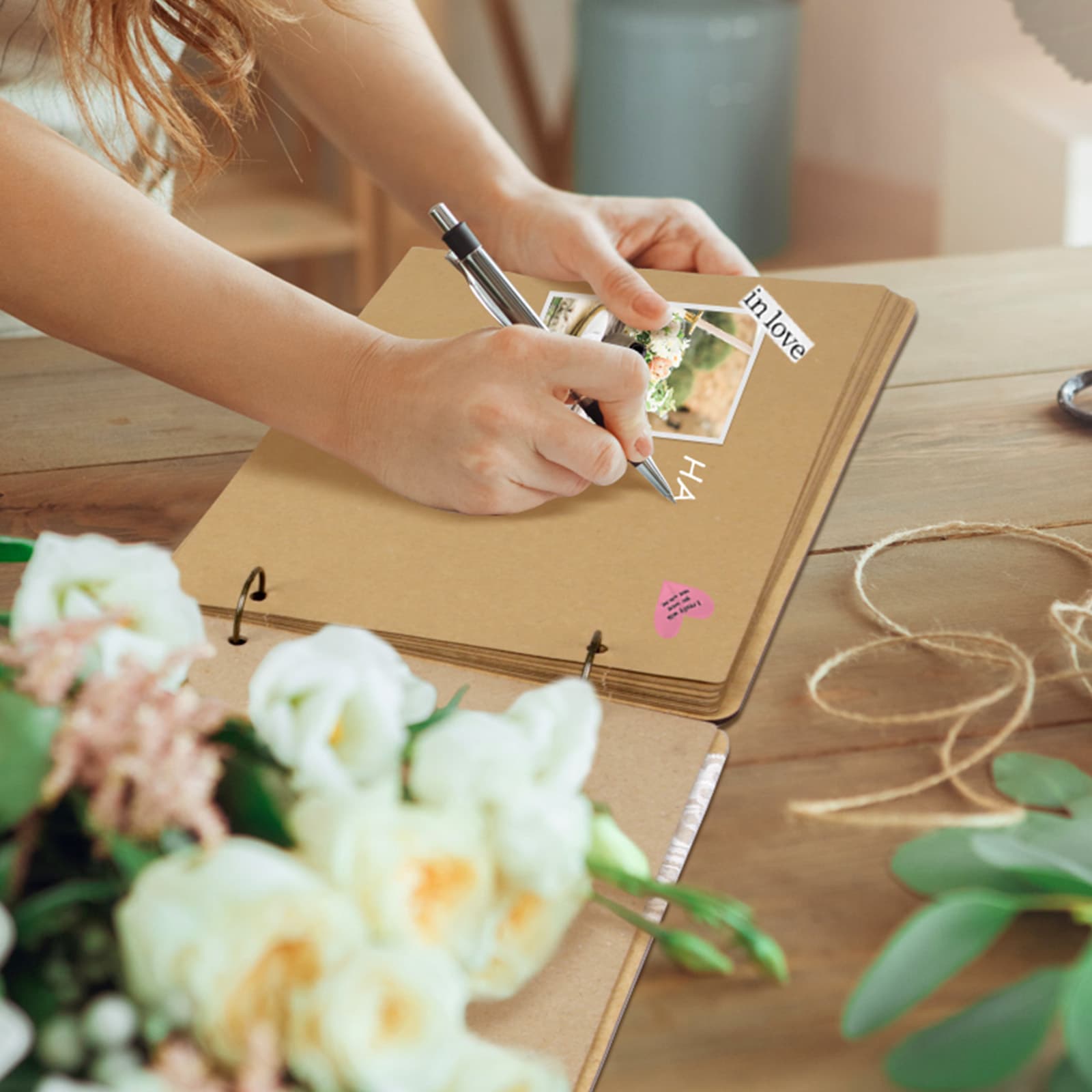 Wedding Guest Book Set, 4-Piece