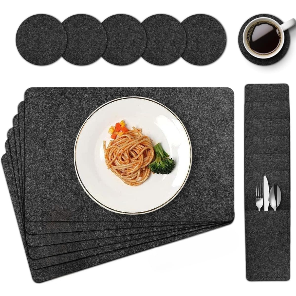 3-in-1 Felt Table Set with 18 Pieces