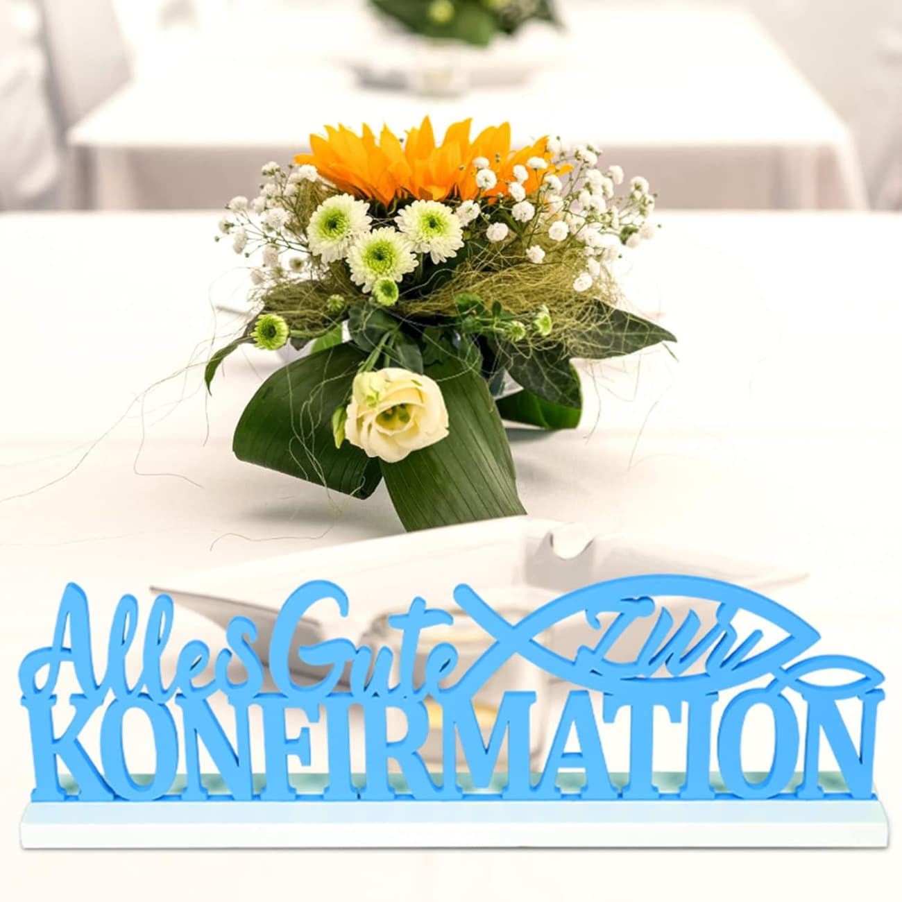 50-teiliges Tischdekorations-Set zur Konfirmation