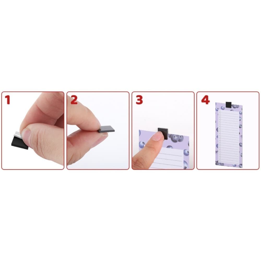 Self-Adhesive Magnet Dots 1 x 1 cm Flat