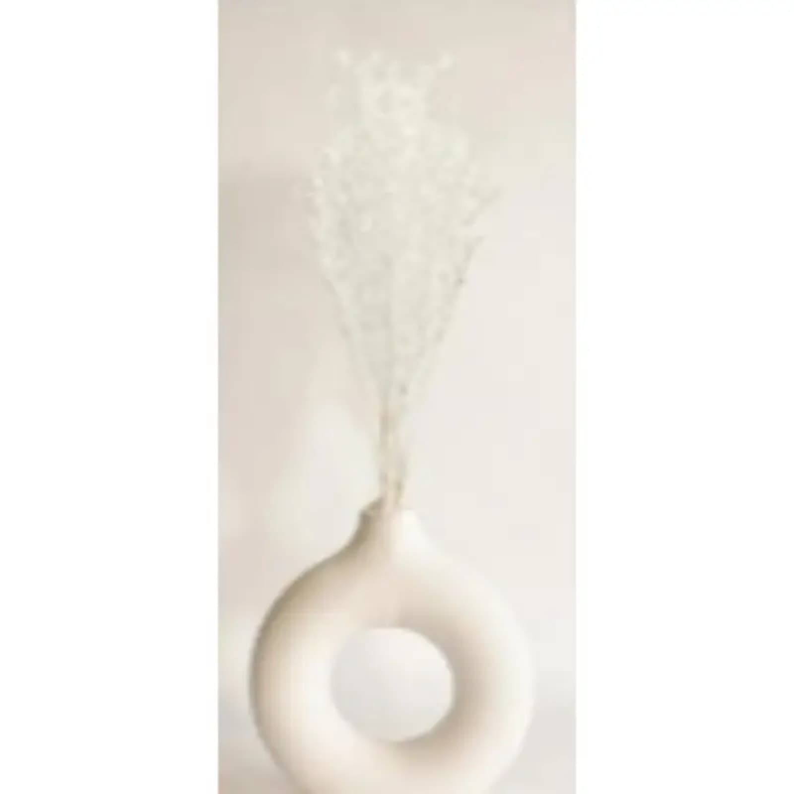 50 weiße künstliche Pampasgras-Stiele, 55 cm Deko