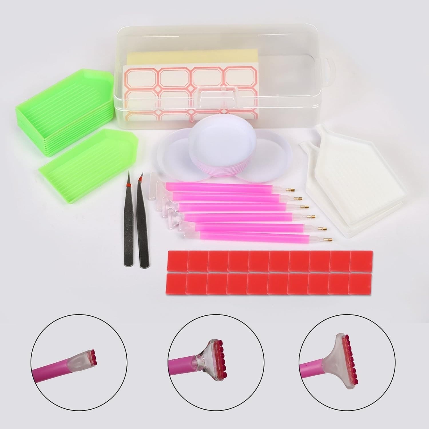 Kit diamond painting con 111 strumenti per punto croce