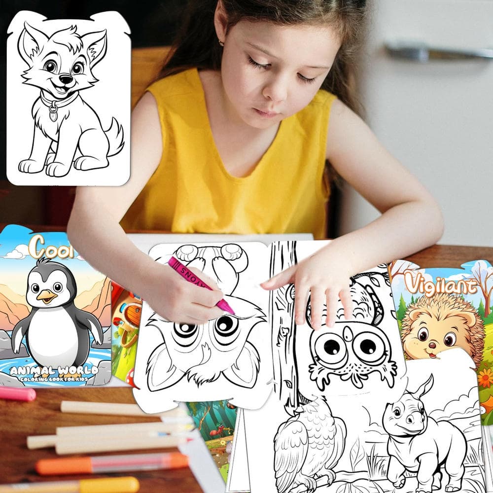 Ensemble de 15 livres d'images d'animaux éducatifs