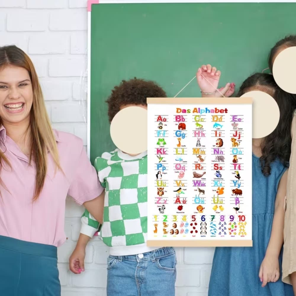 Lernset mit ABC- und Einmaleins-Postern, 2 Teile