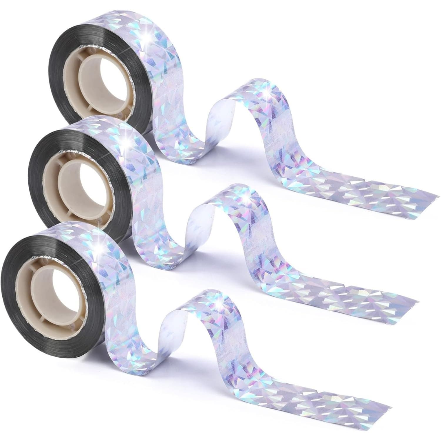Nastro repellente per uccelli, 3 rotoli, 2,4 m x 50 m