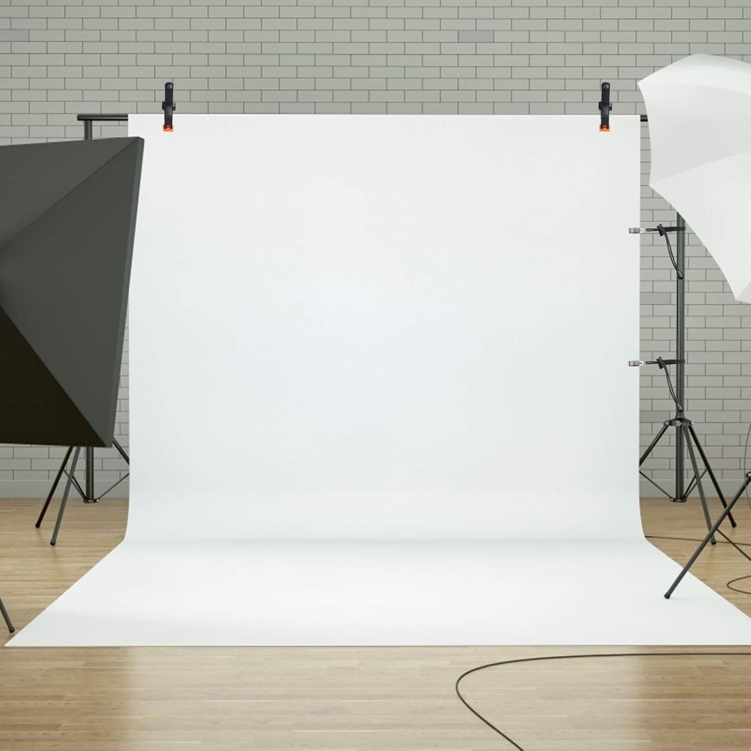 Juego de 12 pinzas de fondo, 6 pinzas con 6 cordones de tensión para estudios fotográficos, juego de montaje práctico para paneles de tela