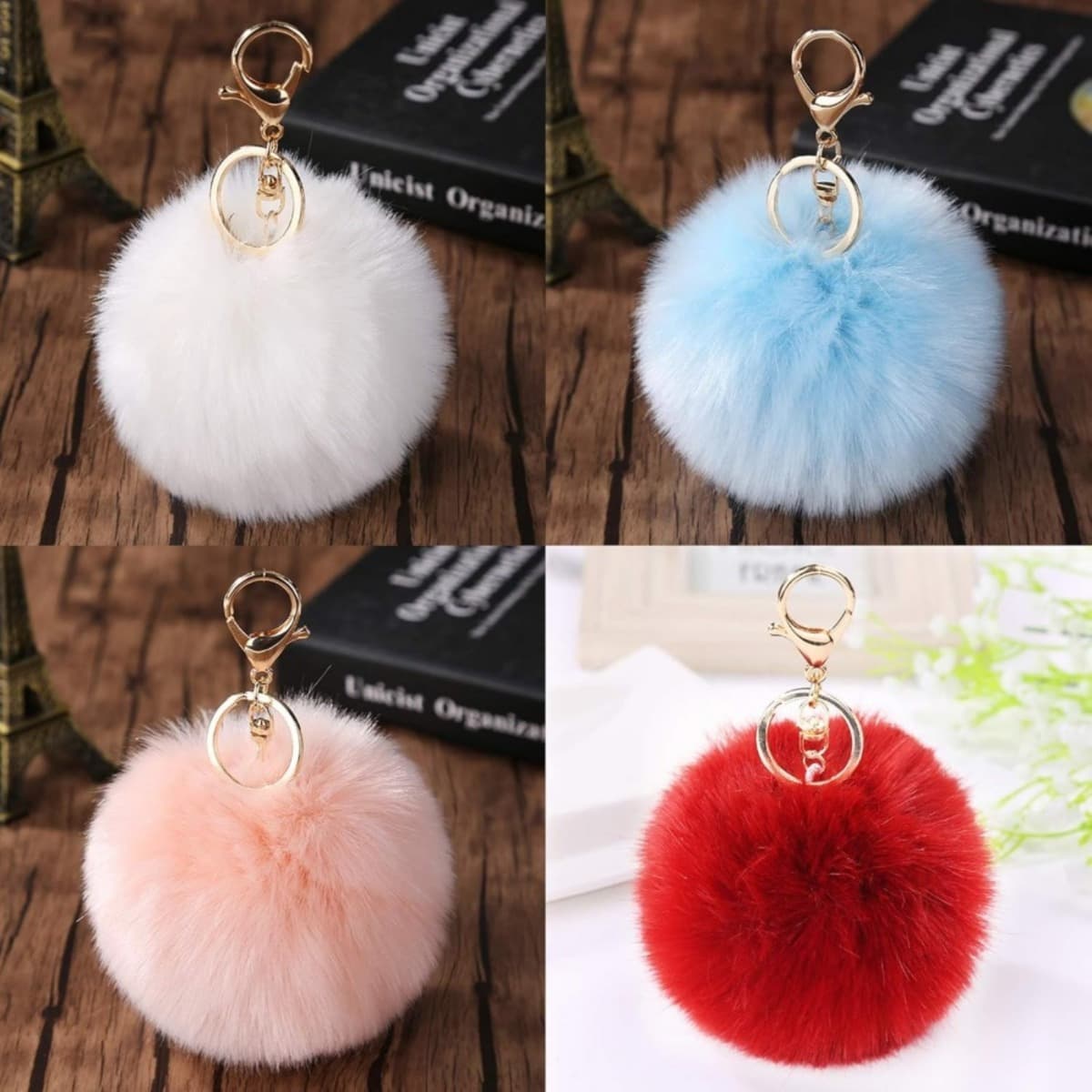 16-Piece DIY Plush Ball Set in 16 Colors