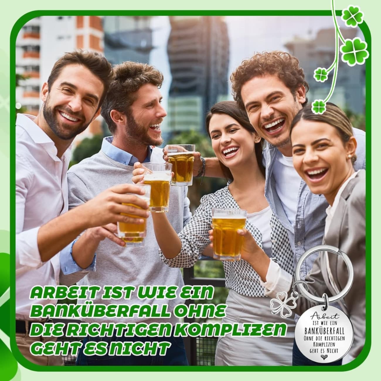 طقم سلاسل مفاتيح 6 قطع و6 علب هدايا