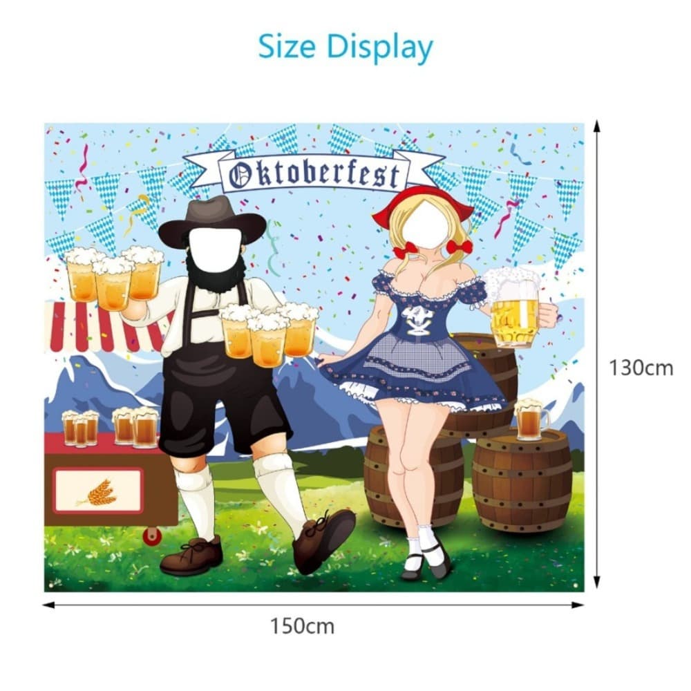 Oktoberfest Fotowand als dekorativer Hintergrund