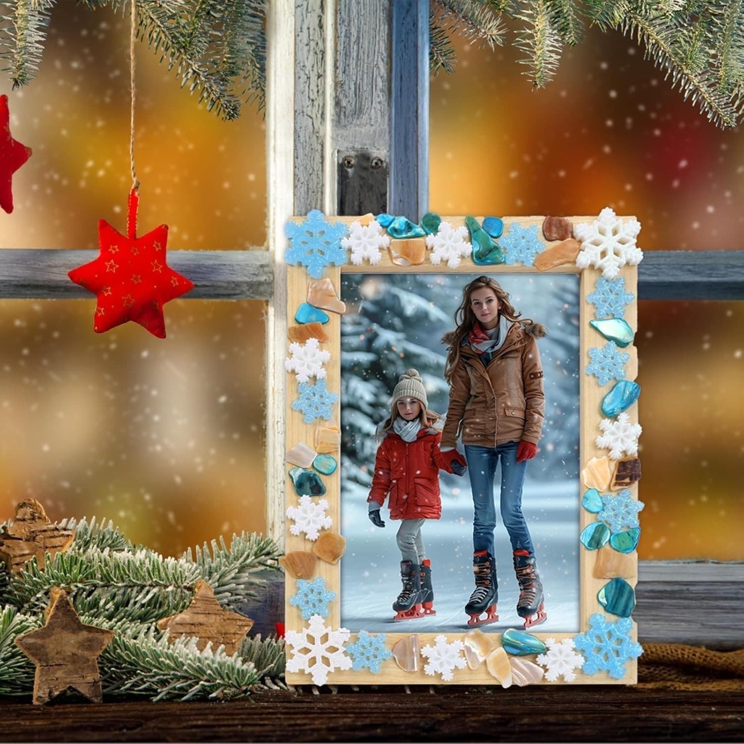 Craft Kit for 15 cm Picture Frame with Accessories