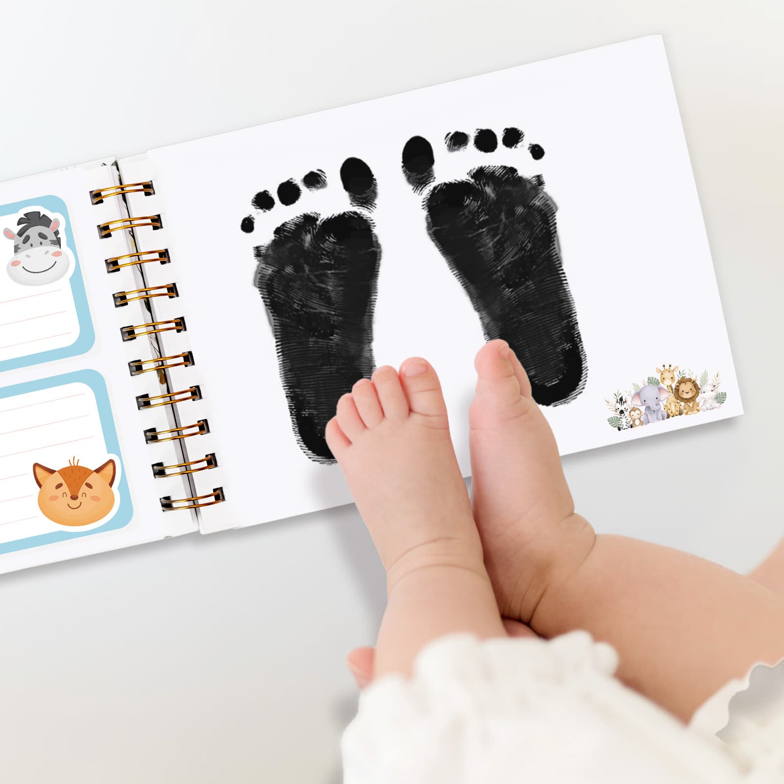 Gästebuch für Freunde mit Platz für Nachrichten und Fotos