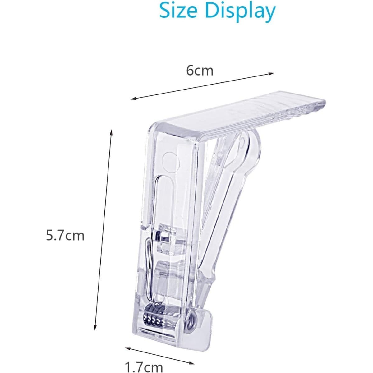 Set de 2 pinces transparentes pour nappe, 24 pièces au total
