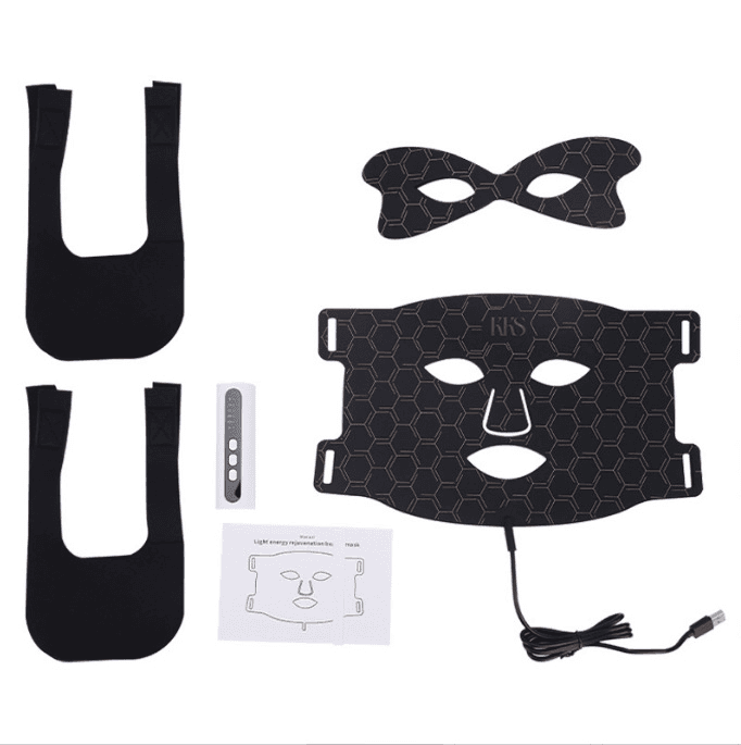 9D Beauty Mask, Photon Rejuvenation LED Silicone Phototherapy Mask, Infrared Large Row Lamp Beauty Device