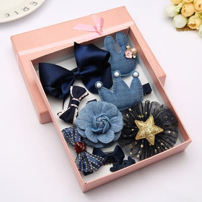 Hairpin little girl suit headgear