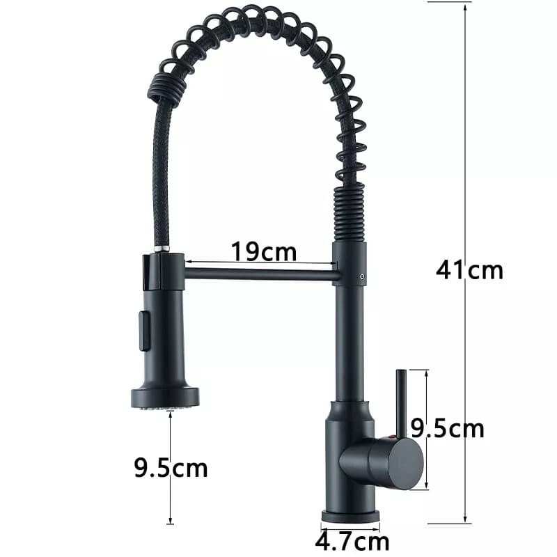 Kitchen Faucet, Kitchen Tap, Pull-out Spray Head, 360 Sink Faucet