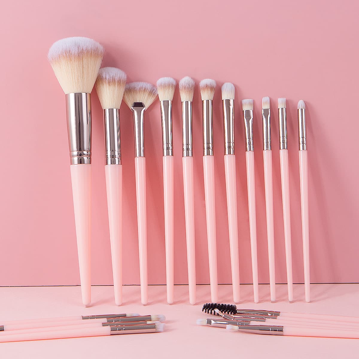 25PCS Make Up Brushes Set Synthetic Hair for Face and Eyes