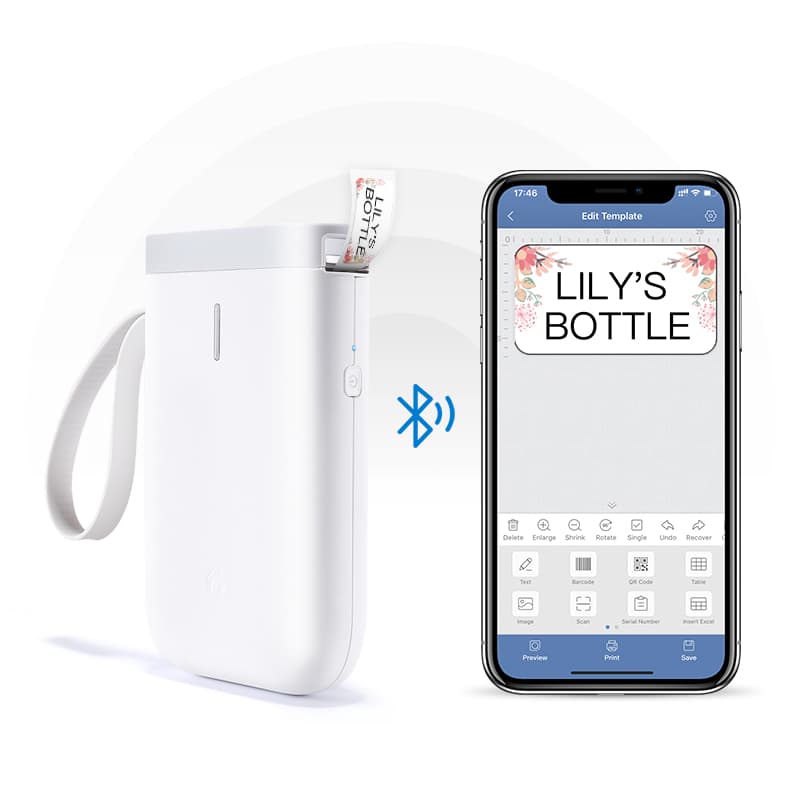 Bluetooth-Drucker für Etiketten - Schnelles Drucken für Haushalt & Büro