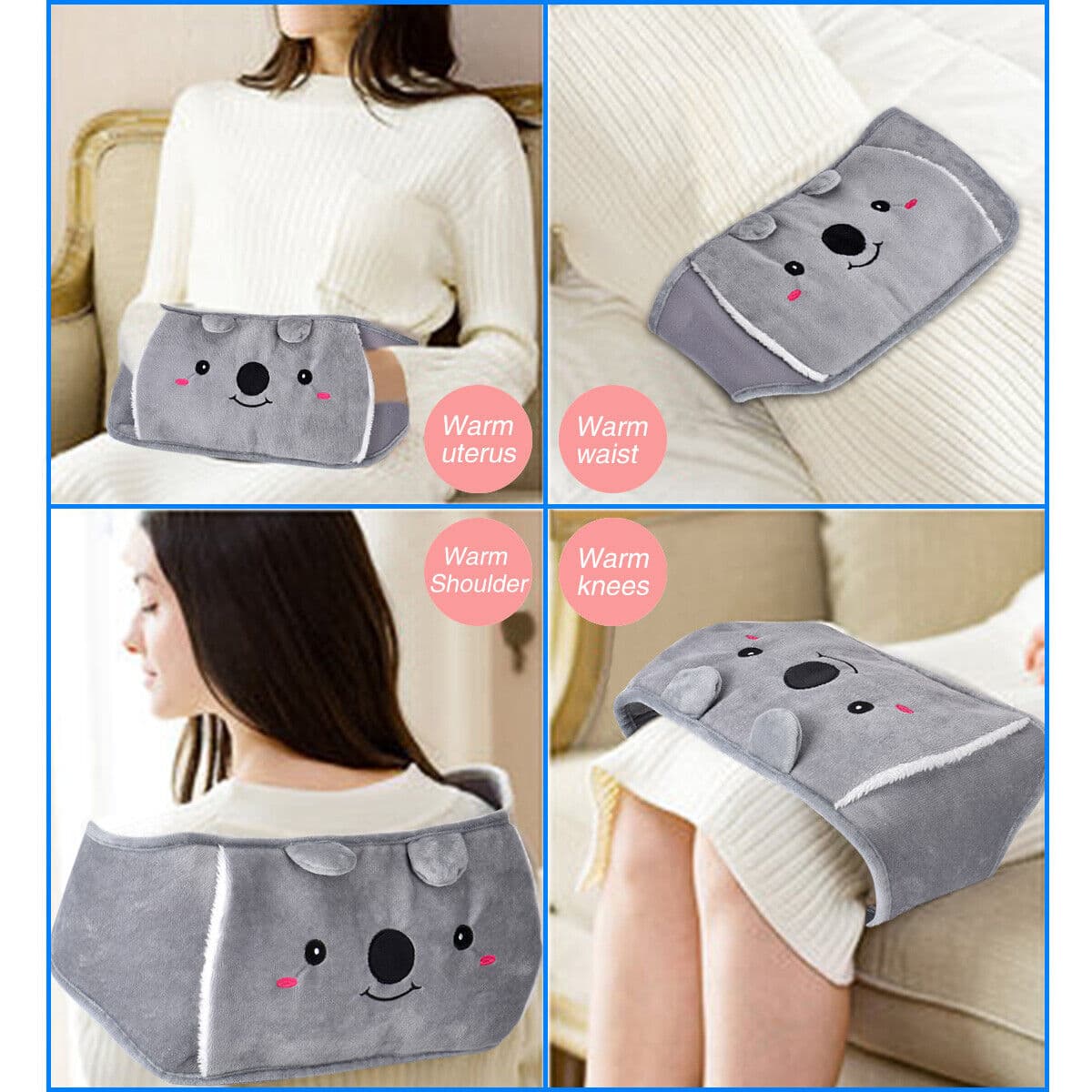 Funda de bolsa de agua 1000ml con pack térmico y cinturón