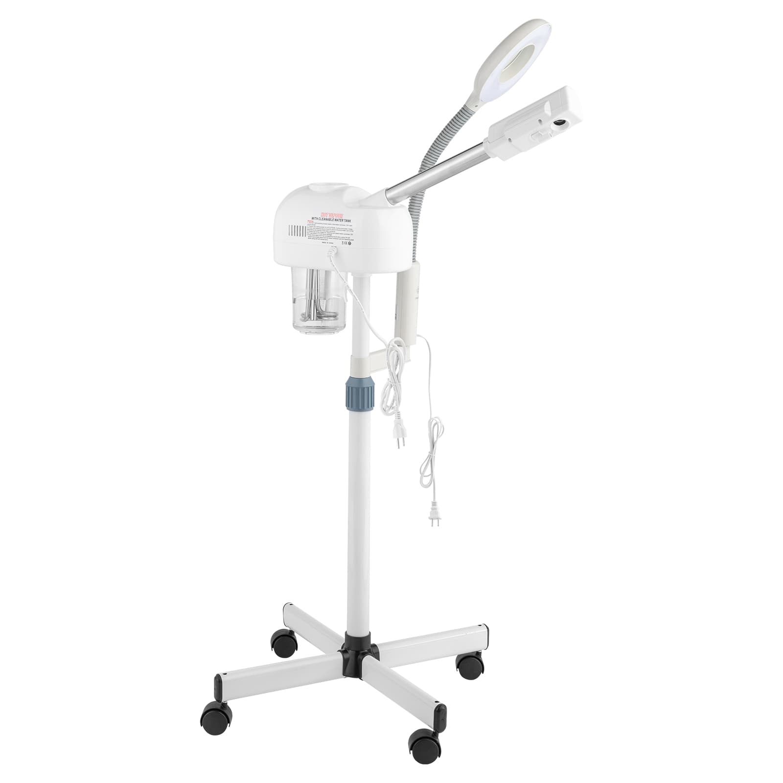 كوب ABS قشرة الكمبيوتر المائية Cross Iron Pin مع 3x مرآة تكبير بيضاء آلة الرش