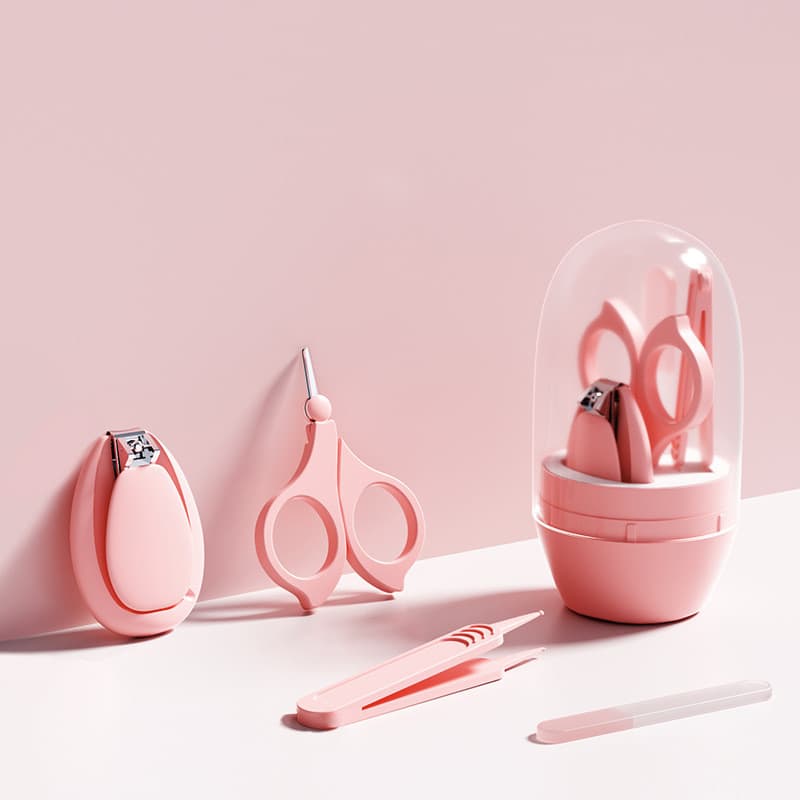 Baby Nagelscheren Set - Runde Form für Neugeborene