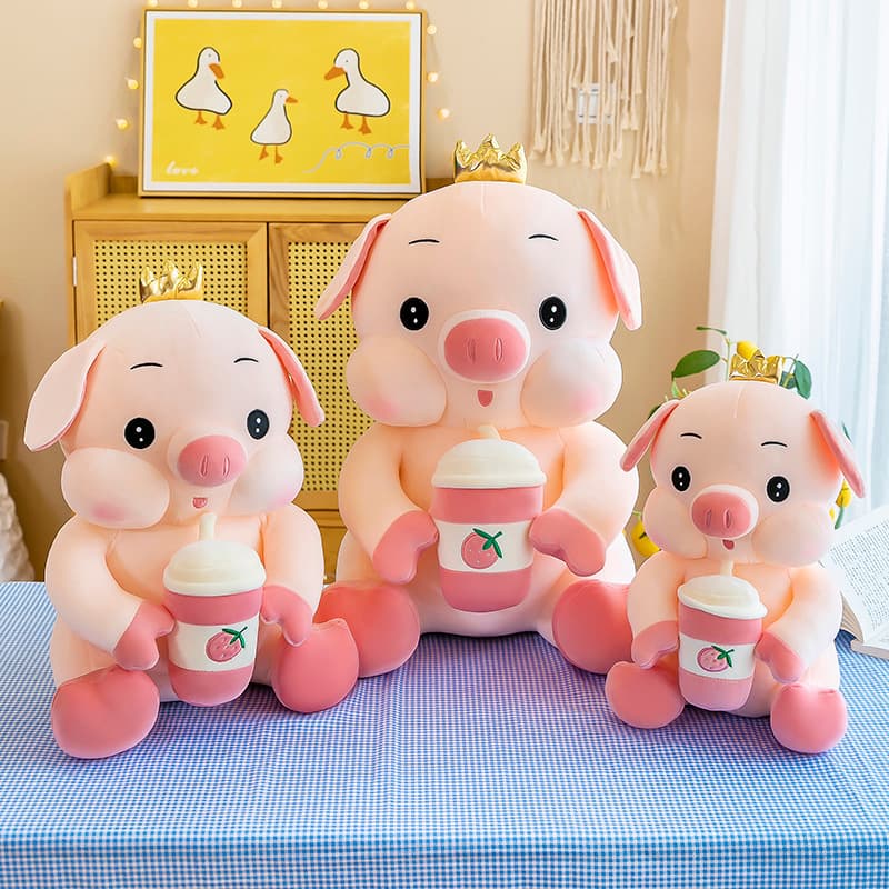 Süßer Milchtee-Schwein Plüschteddy
