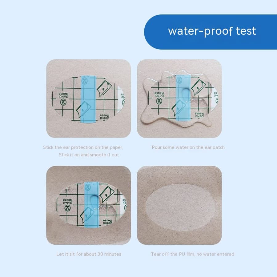 Wasserfeste Ohrenpflaster für Babys und Kinder