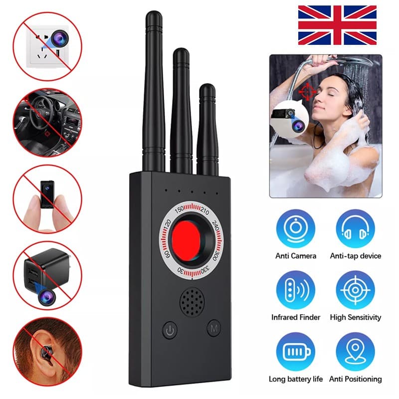 Detector Anti-Spy Bug Detector GPS Tracker Finder Scanner Device Hidden Camera