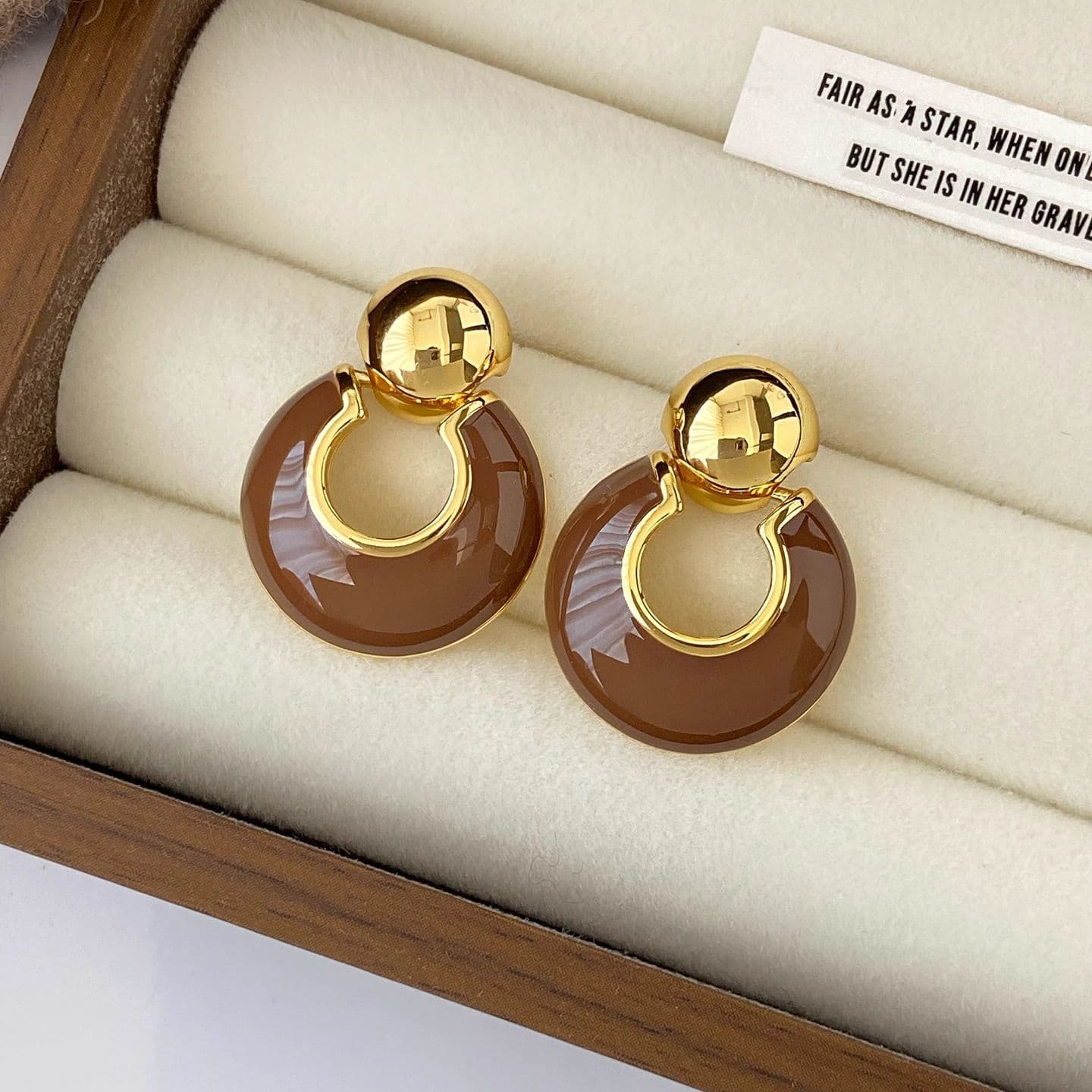 2026 New Mead Tone Earrings, Unique Luxury Elegant Studs For Women