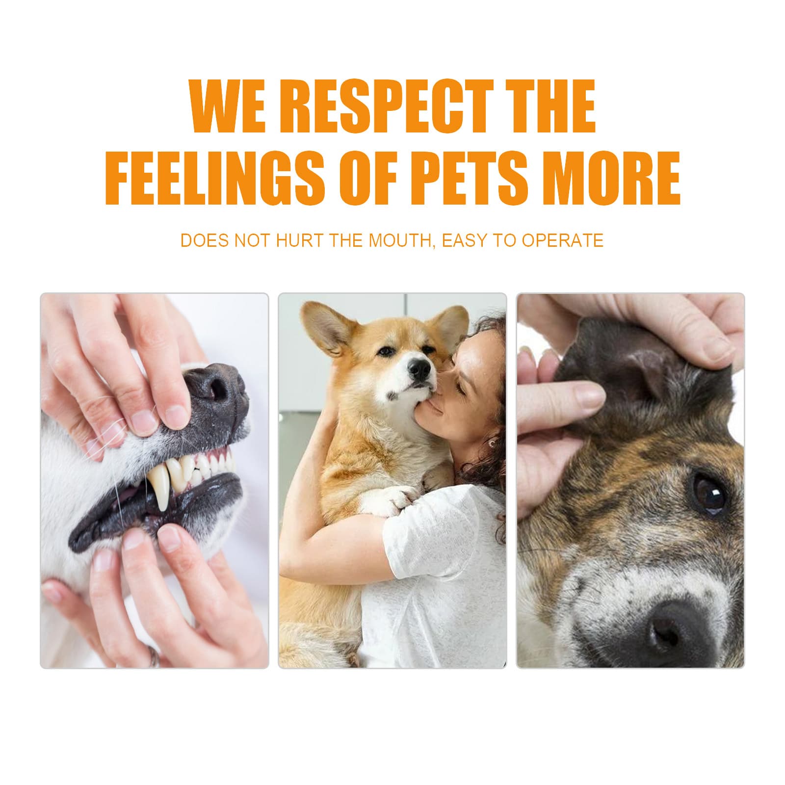 50 Pcs Dental-Cotton Reiniger für Haustiere für Hunde und Katzen