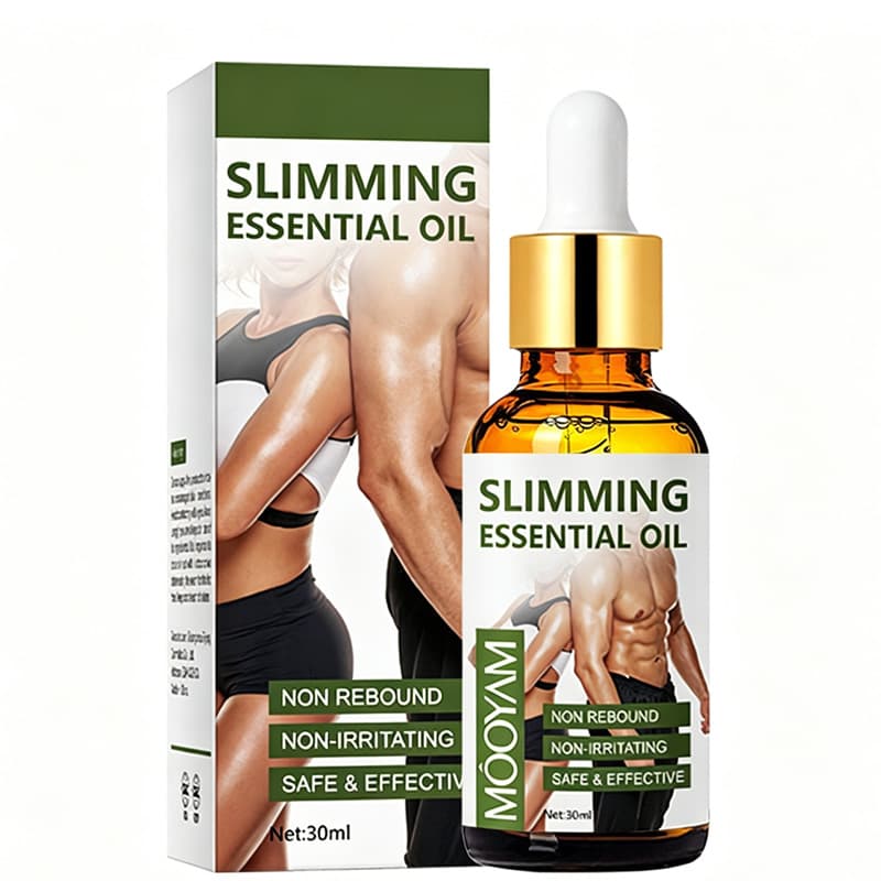 Drainage-Öl zur Fettverbrennung, 30 ml - Natürliche Pflanzenextrakte für Bauch, Taille, Arme und Beine