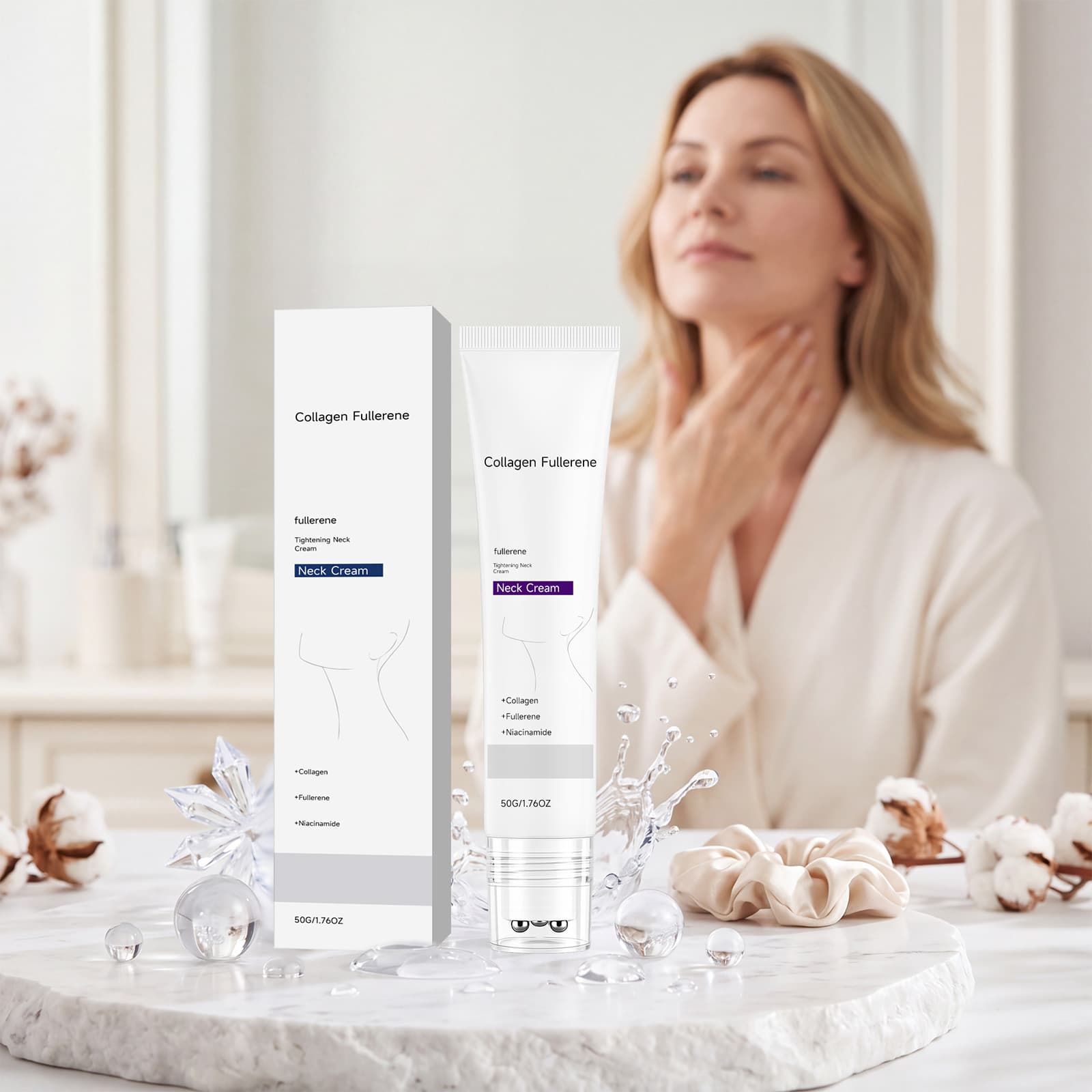 Crema idratante al collagene per il collo 50g
