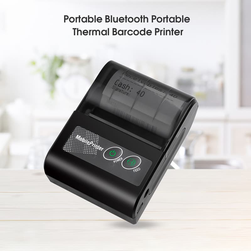Portabler Bluetooth-Thermodrucker für Convenience Stores